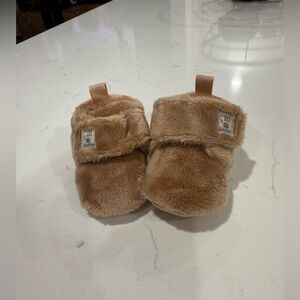 BearPaw Tan Baby Walker Shoes